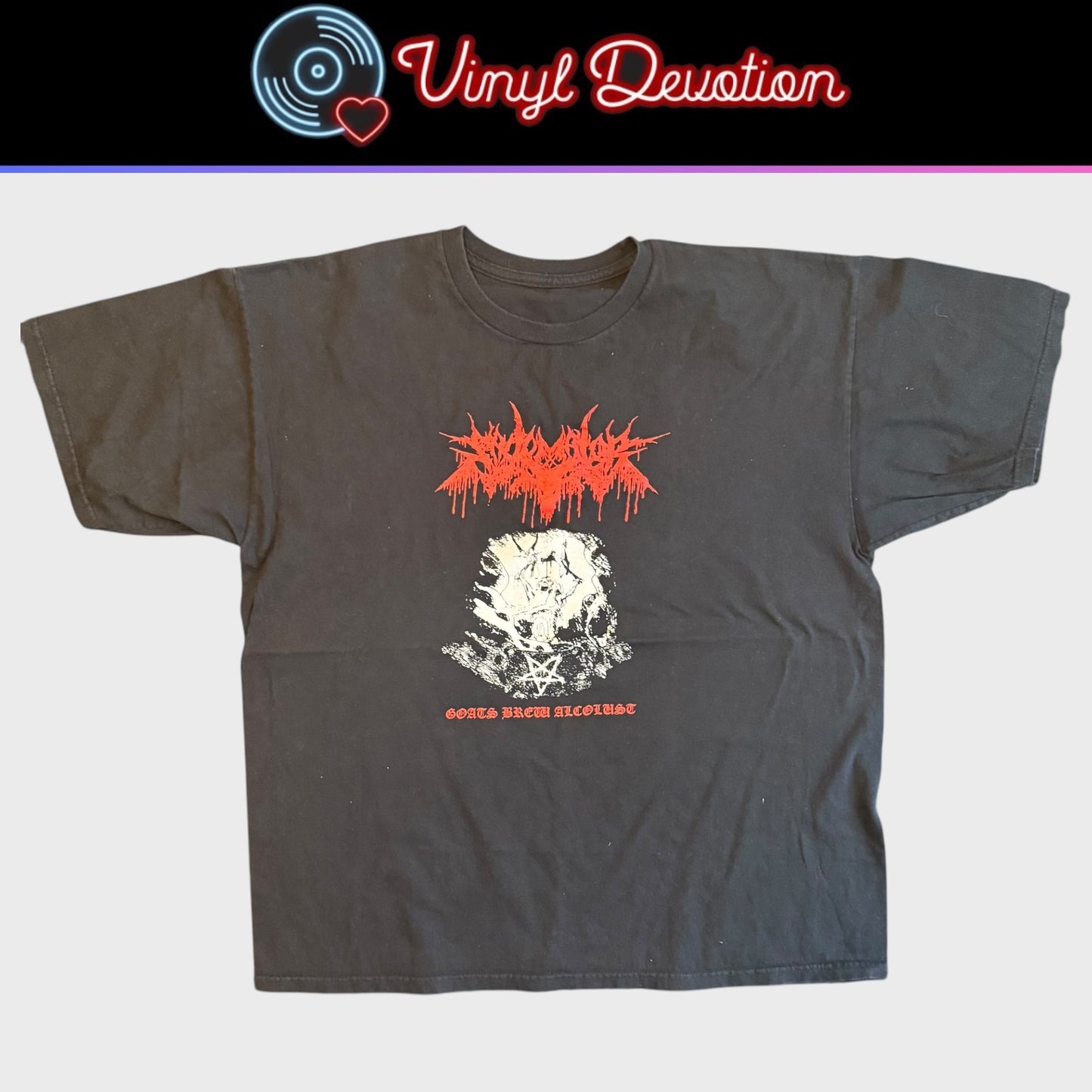 Sadomator Band Goats Brew Alcolust T-Shirt Size XL