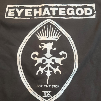 EyeHateGod Band Southern Nihilism Front (Light Gray Print) Zip Up Hoodie Size L