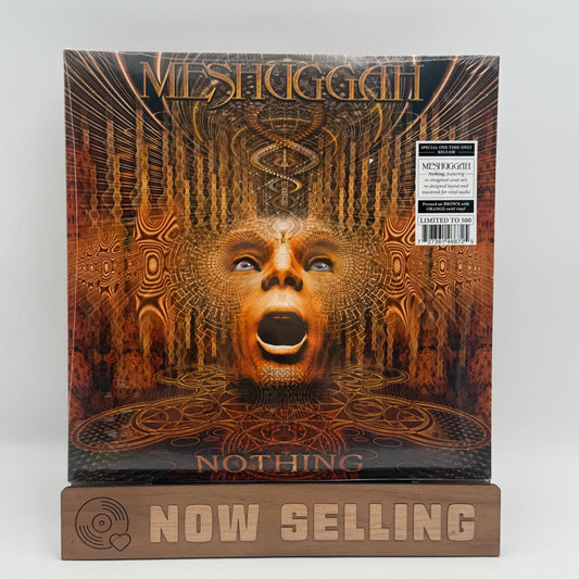 Meshuggah - Nothing Vinyl LP Alt Cover Reissue Brown / Orange Swirl SEALED