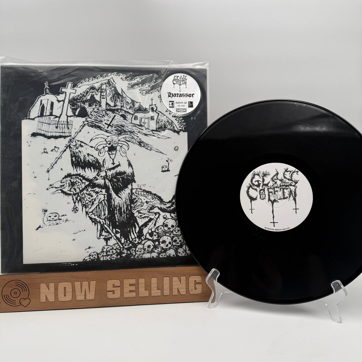 Harassor / Glass Coffin - Harassor / Glass Split Coffin Vinyl LP