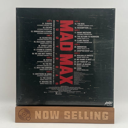 Mad Max Fury Road Soundtrack Vinyl Deluxe Version 4XLP War Rig Mondo Excl. SEALED