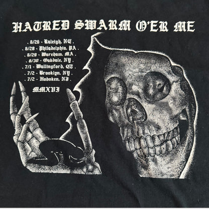 Funeral Chic Crust Punk Band Hatred Swarm T-Shirt Size L