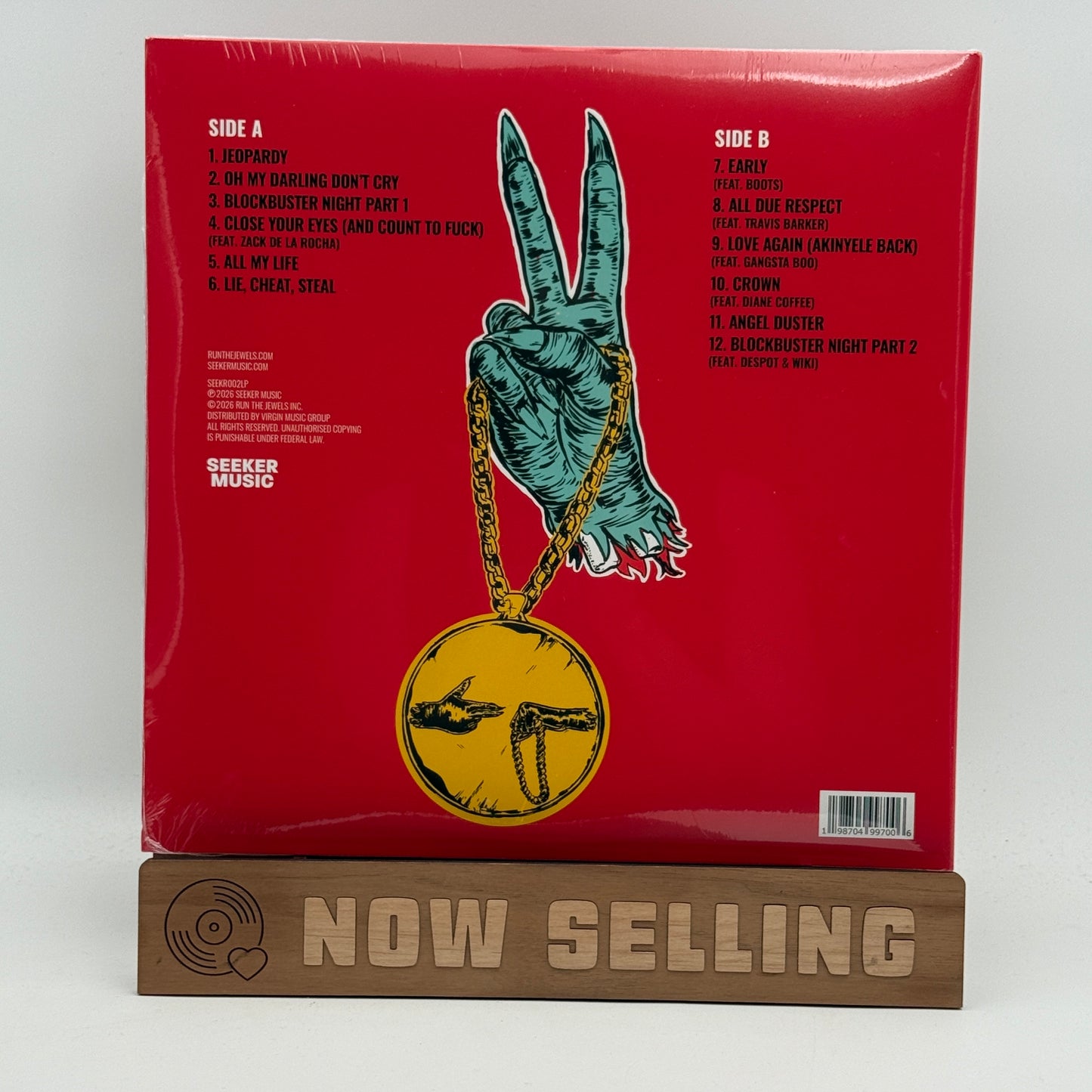 Run The Jewels - Run The Jewels 2 Vinyl LP Reissue SEALED