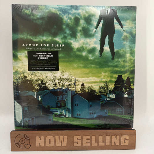 Armor For Sleep - What To Do When You Are Dead Vinyl LP Deluxe Yellow Splatter SEALED