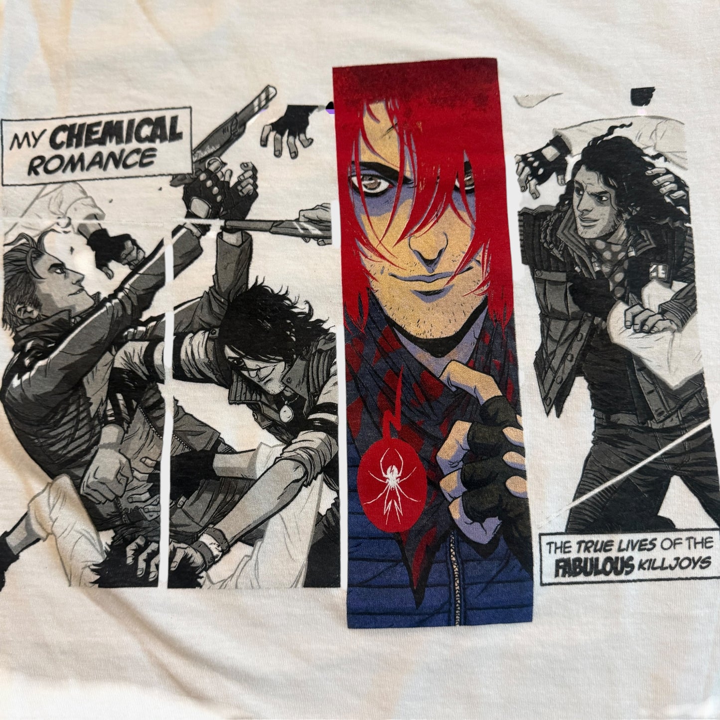 My Chemical Romance Band Danger Days Comic White T-Shirt