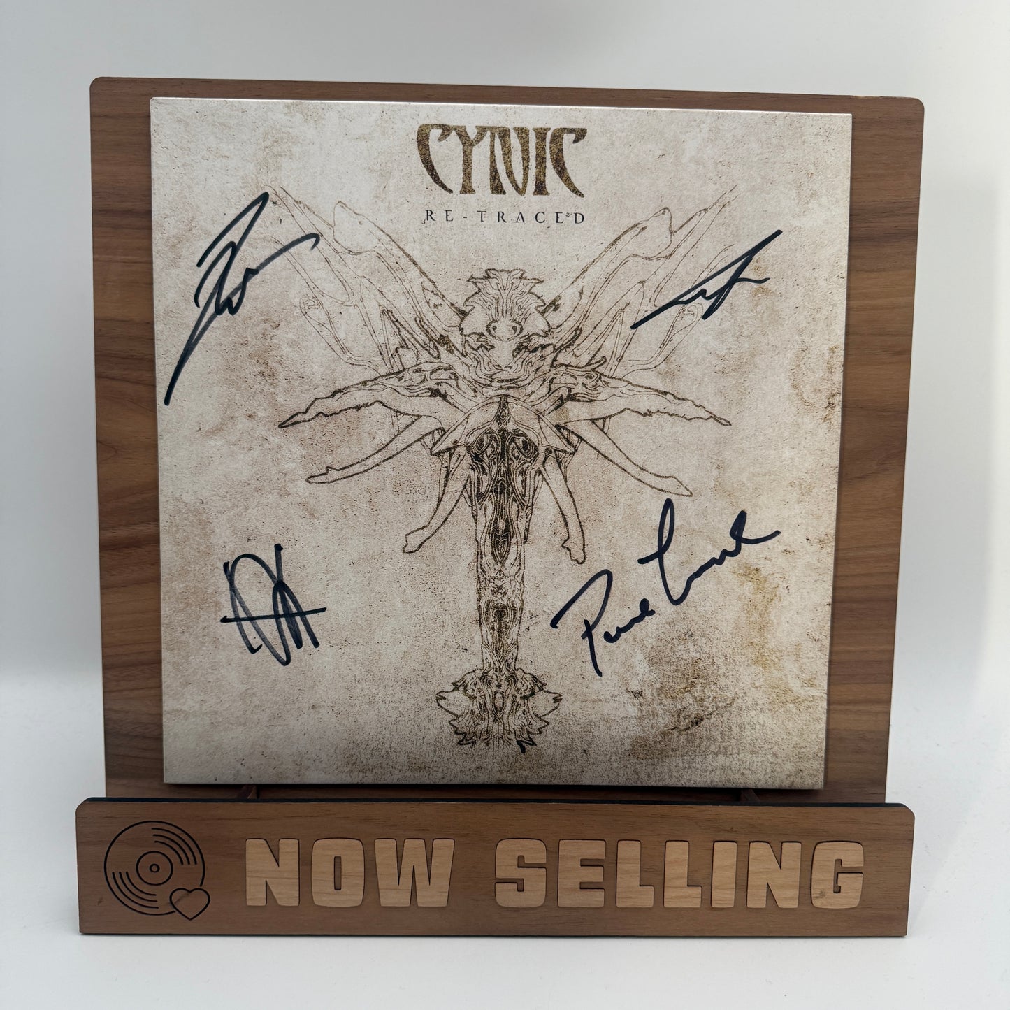 Cynic - Re-Traced Vinyl EP 10" Orange SIGNED Original 1st Press