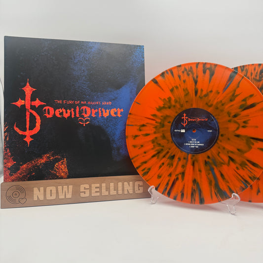 DevilDriver - The Fury Of Our Maker's Hand Vinyl LP Orange w/ Blue Black Splatter