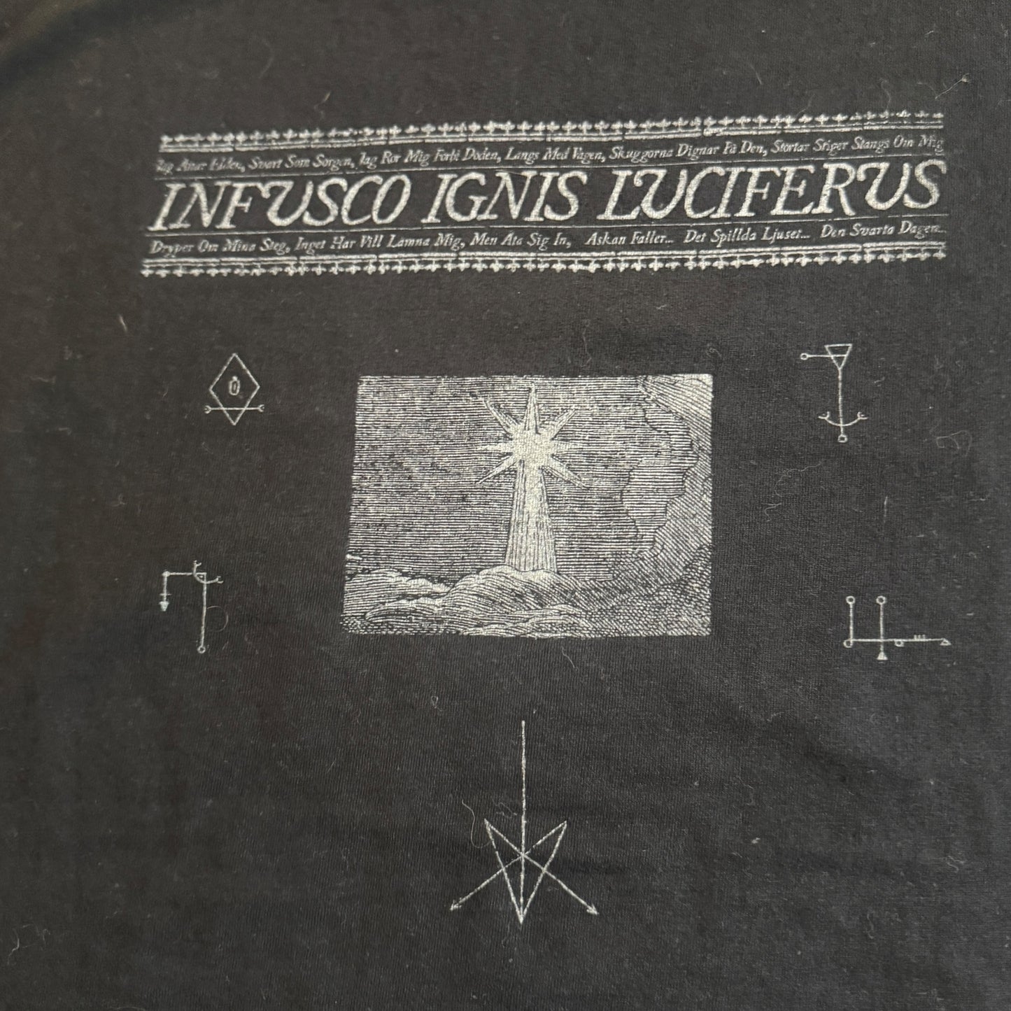 Heresi Band Psalm II - Infusco Ignis Vintage T-Shirt Size L Hydra Head