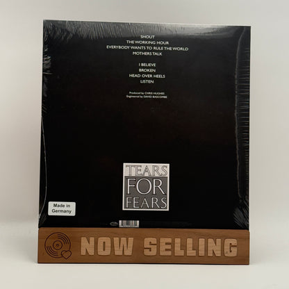 Tears For Fears - Songs From The Big Chair Vinyl LP Reissue Coke Bottle Clear SEALED