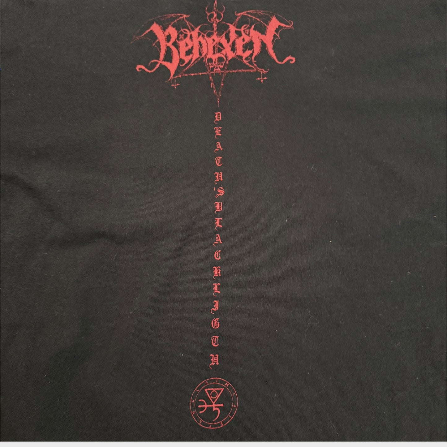 Behexen Band Death's Black Light T-Shirt Size XL Lords of the Left Hand