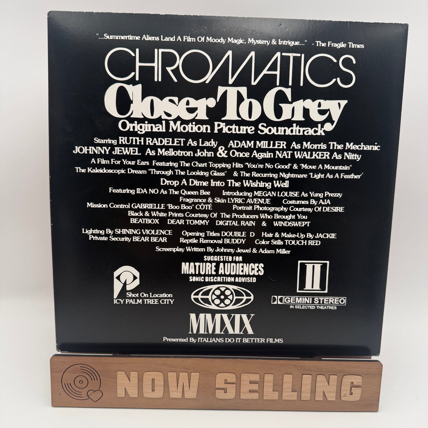 Chromatics - Closer To Grey Vinyl LP Blood Red Italians Do It Better