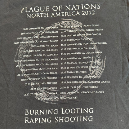 Grave Band Endless Procession Of Souls 2012 Tour T-Shirt Size L