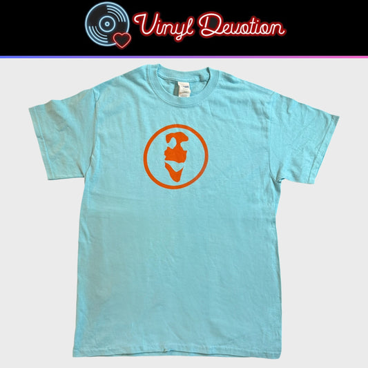 Soaked in Disillusion Band Baby Blue T-Shirt Size M Vein.fm