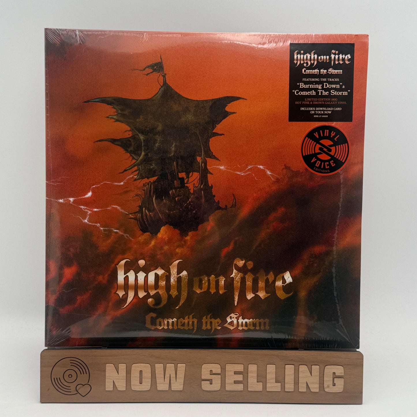 High On Fire - Cometh The Storm Vinyl LP Hot Pink & Brown Galaxy SEALED