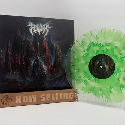 Teeth Band - Finite Vinyl LP Cloudy Green Graf Orlock Dangers Tlazcaltiliztli Our Place Of Worship Is Silence