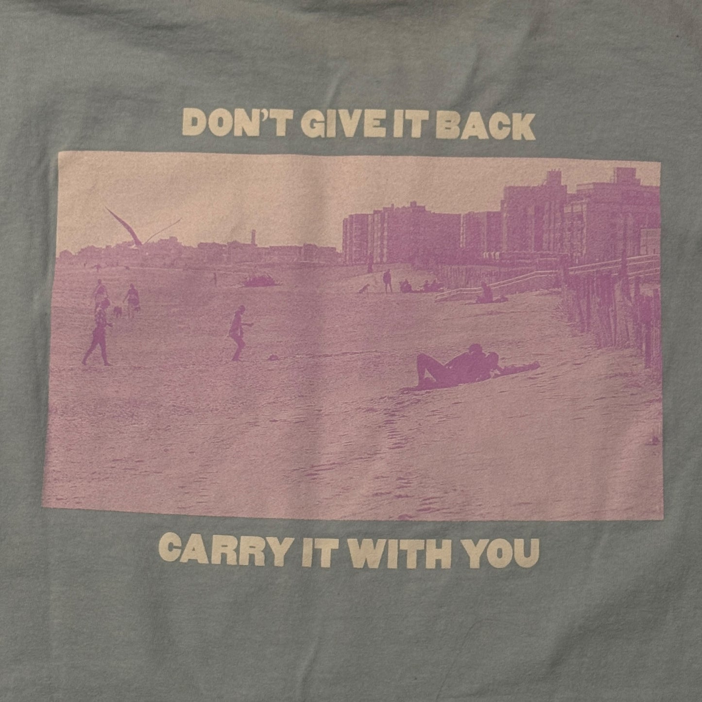 Constant Elevation Hardcore Band Baby Blue Long Sleeve T-Shirt Size XL