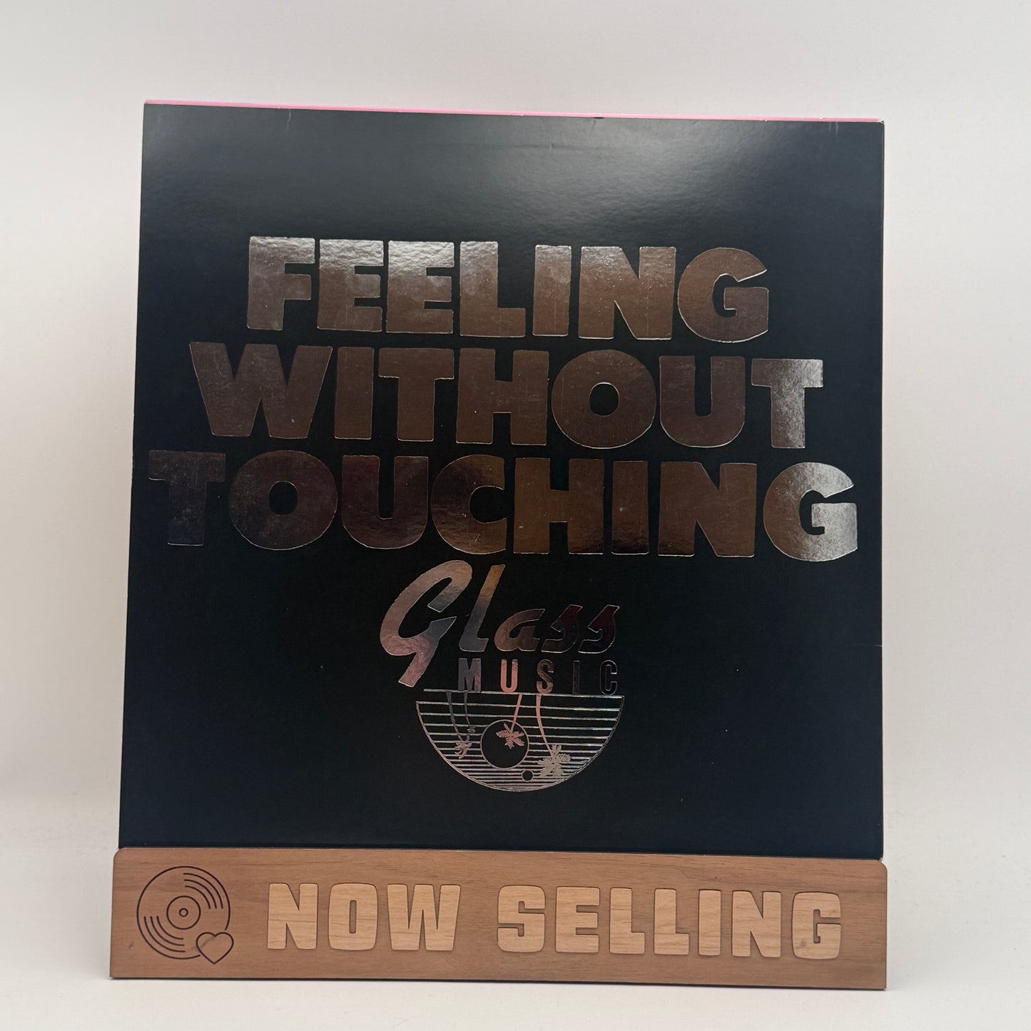 Glass Candy - Feeling Without Touching Vinyl Pink Lemonade SIGNED Italians Do It Better