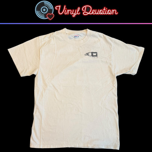 Ascetic House Record Label White T-Shirt Size M Alister Crowley Destruction Unit Body Of Light