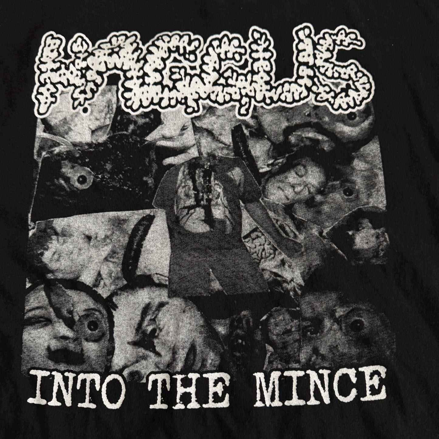 Haggus Band Into The Mince T-Shirt Size XL Mincecore Goregrind