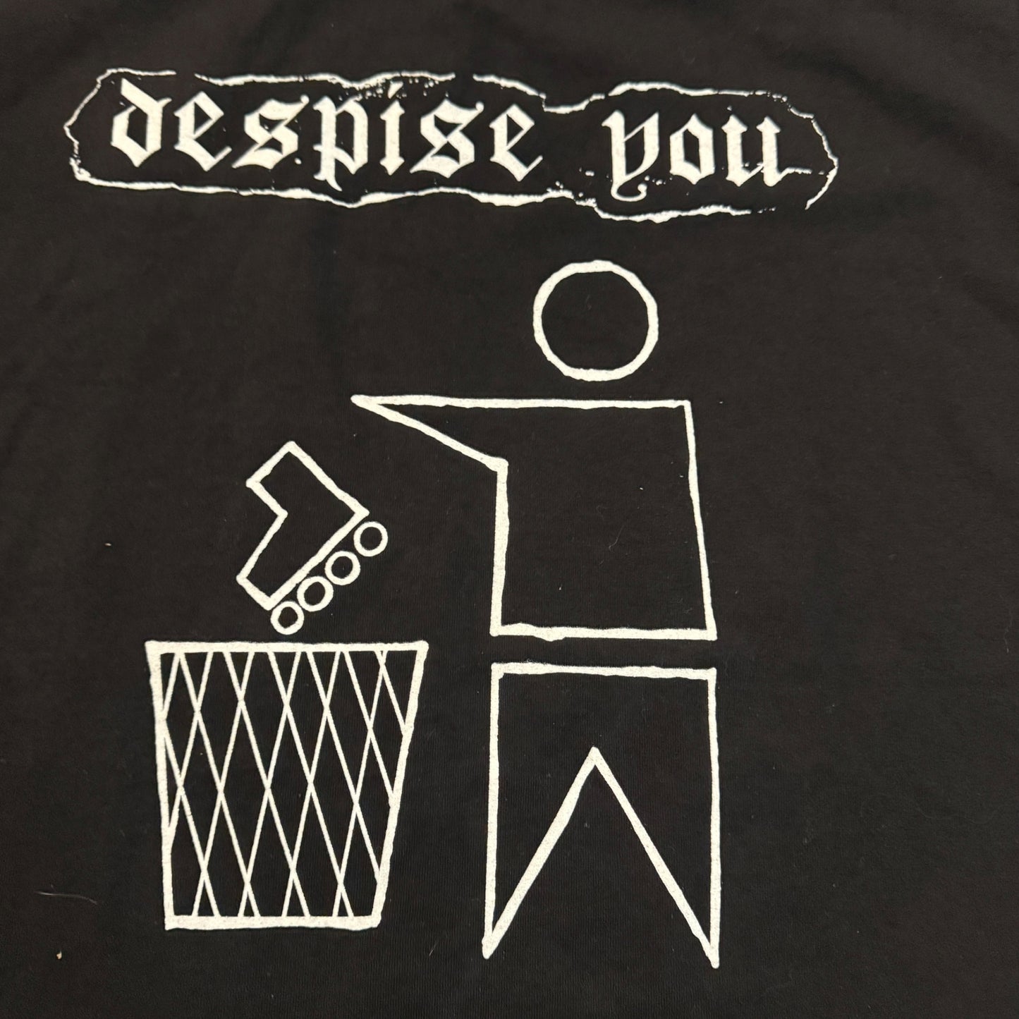 Despise You Band Rollerblades Are Trash T-Shirt Size M