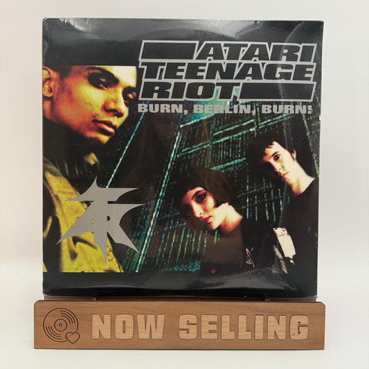 Atari Teenage Riot - Burn, Berlin, Burn! Vinyl LP SEALED Original 1st Press Grand Royal