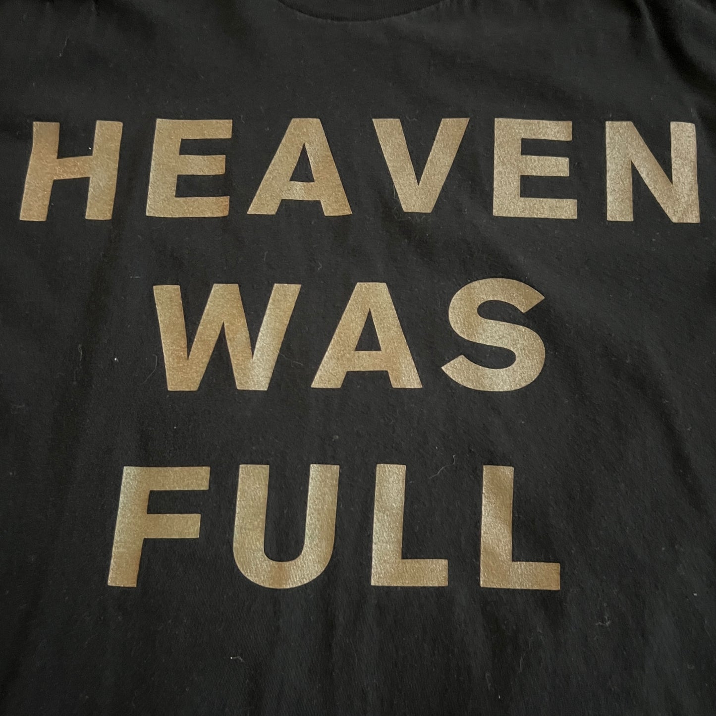 Cold Cave Band Heaven Was Full T-Shirt Size L Darkwave