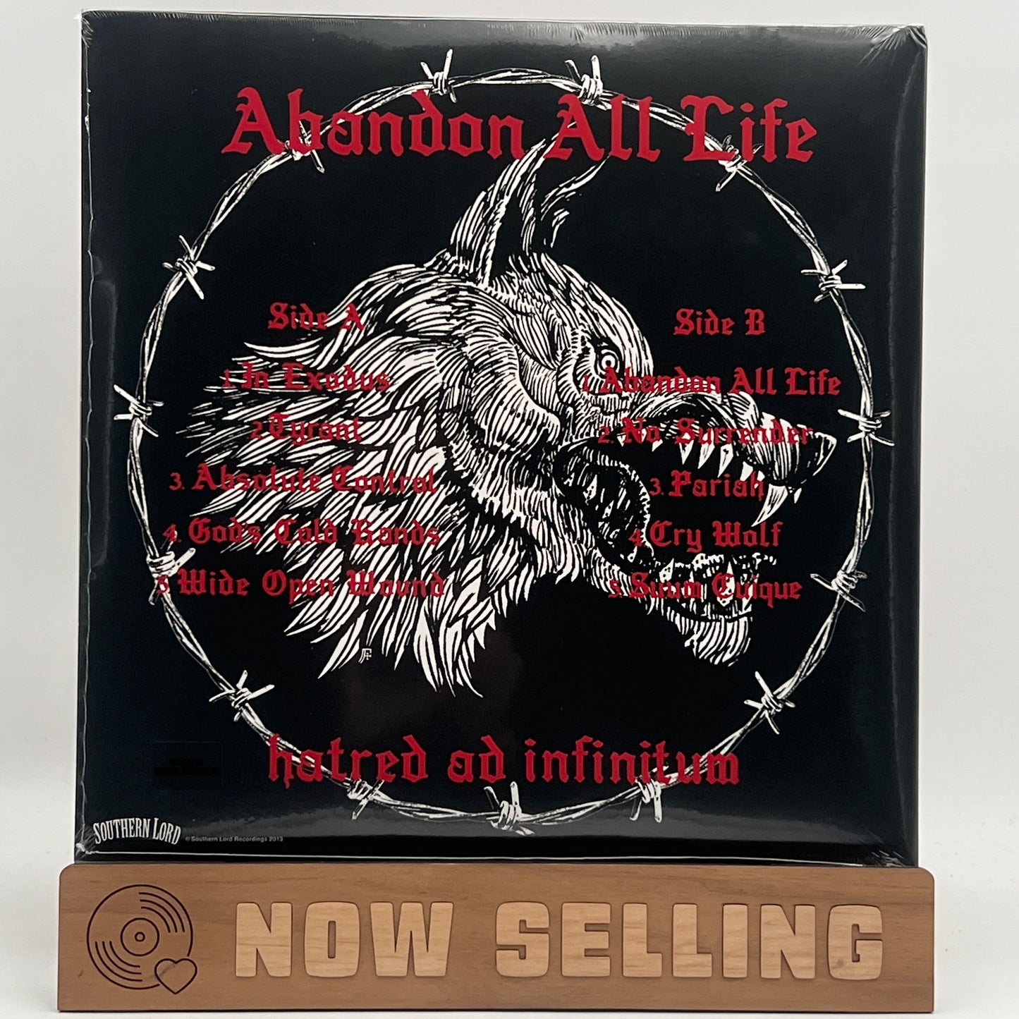 Nails - Abandon All Life Vinyl LP Black Repress SEALED