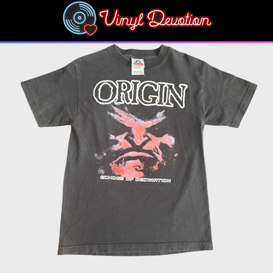 Origin Technical Death Metal Band Echoes Of Decimation Vintage T-Shirt Size S