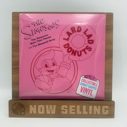 The Simpsons - Main Title Theme / The Monorail Song Vinyl 10" SEALED Donut Die-Cut