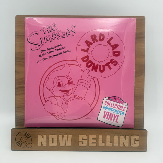 The Simpsons - Main Title Theme / The Monorail Song Vinyl 10" SEALED Donut Die-Cut