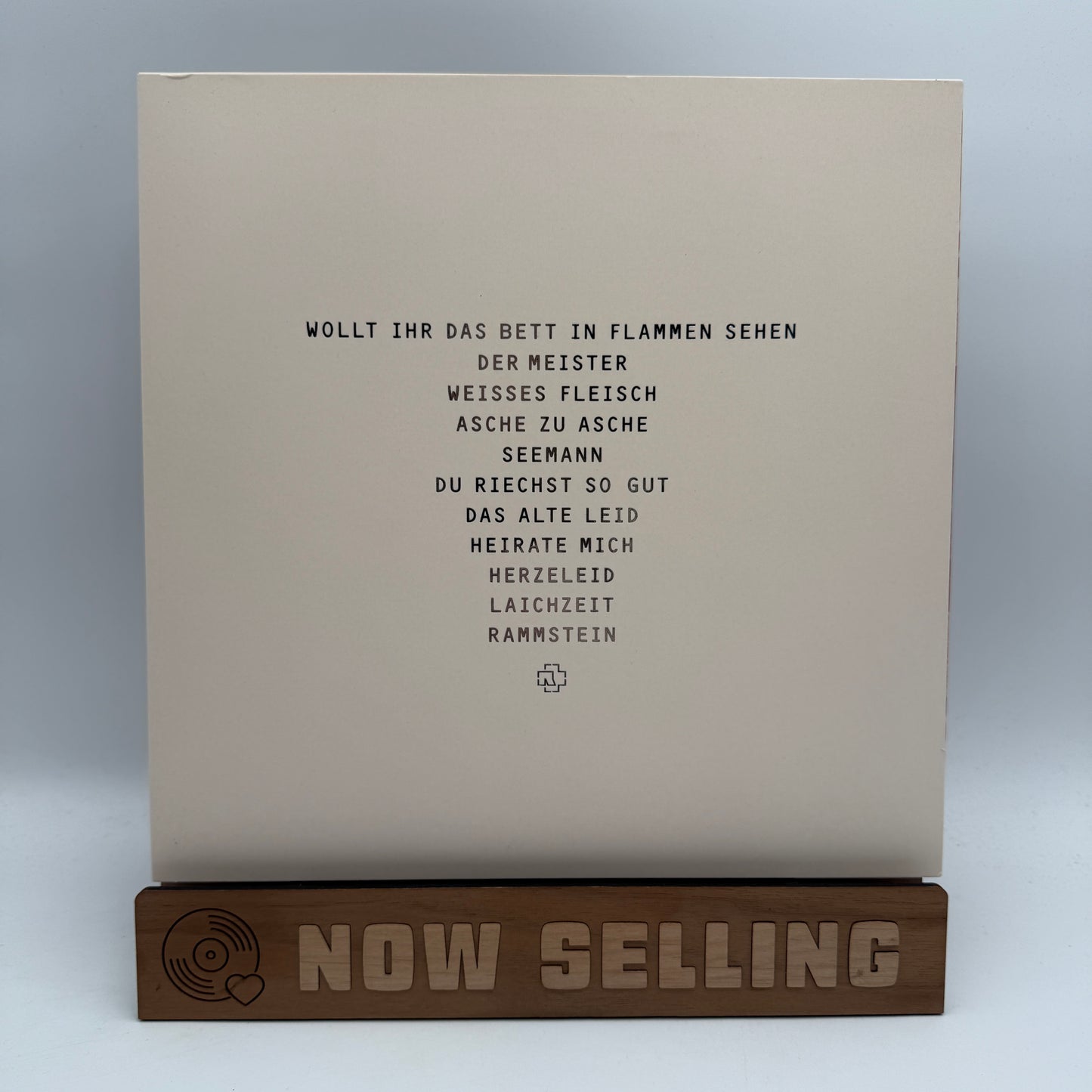 Rammstein - Herzeleid XXV Vinyl LP Reissue Blue & Black Splatter