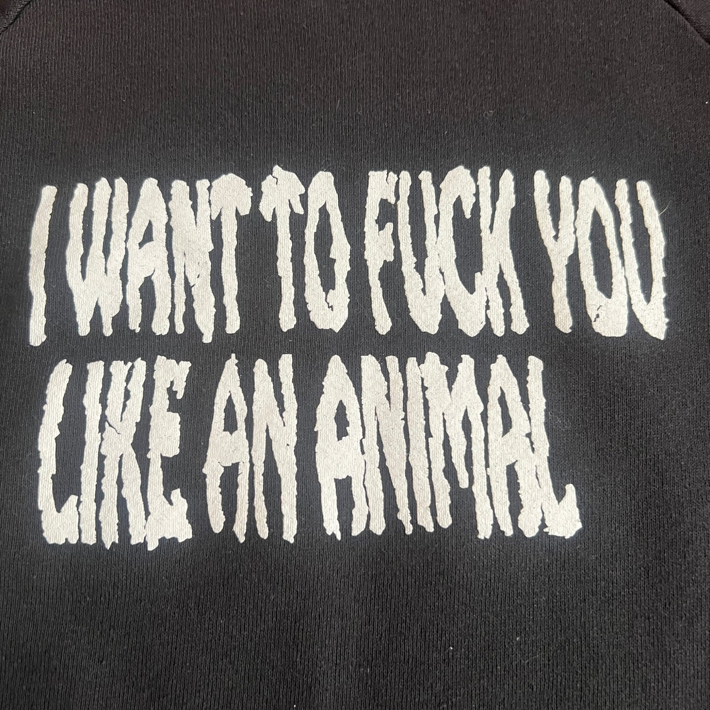 Nine Inch Nails The Downward Spiral Closer Lyrics Vintage Crewneck Sweatshirt Size S