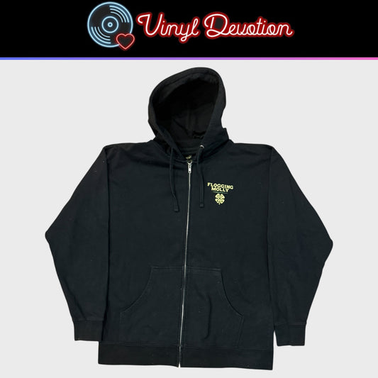 Flogging Mollly Band St Patricks Day 2021 Live from Dublin Zip Up Hoodie Size XL
