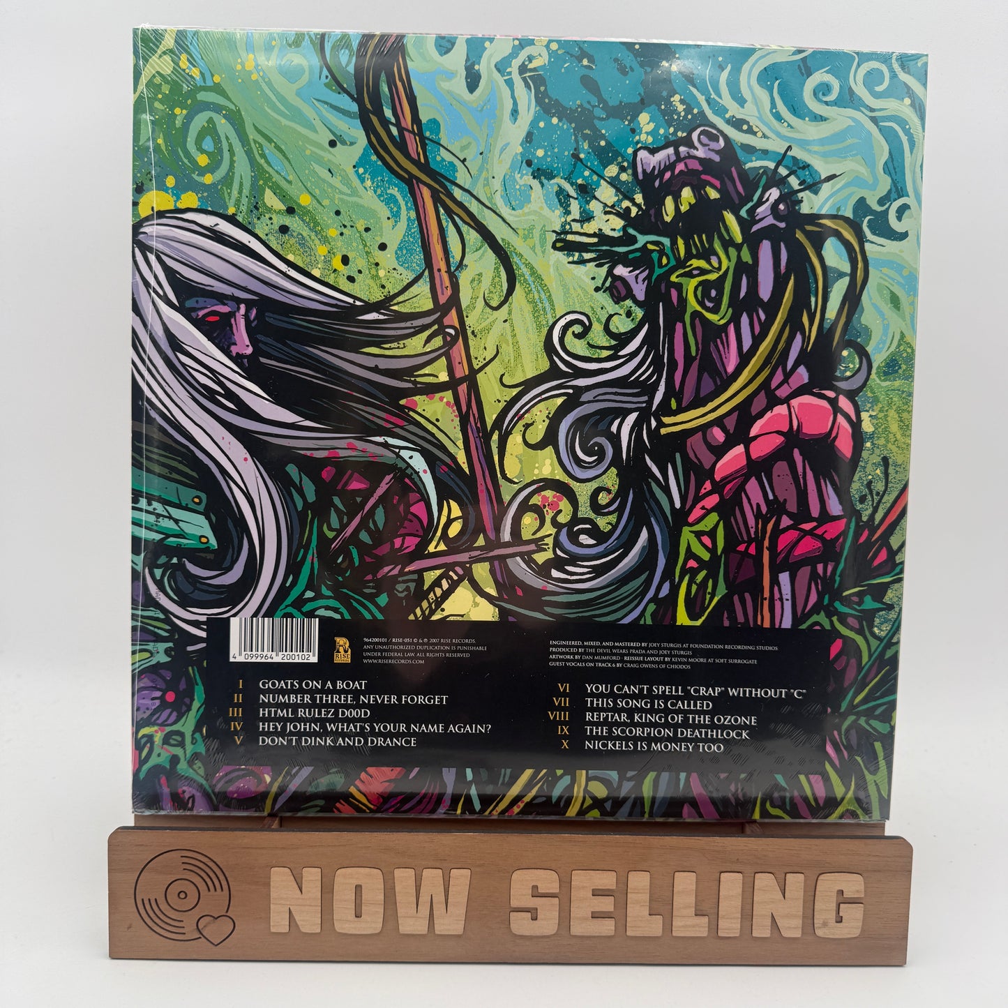 The Devil Wears Prada - Plagues Vinyl LP Reissue Black w/ Rainbow Swirl SEALED