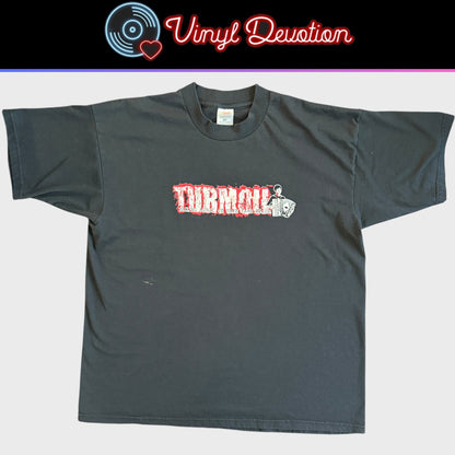 Turmoil Band Squeezebox The Process Of 1999 Vintage T-Shirt Size XL Lickgoldensky Conviction