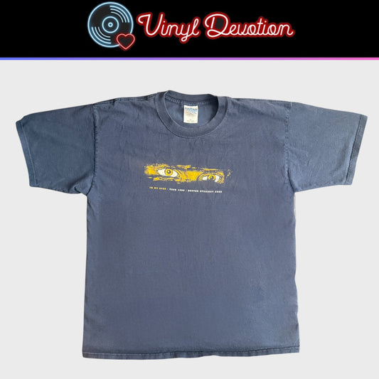 In My Eyes Band 1998 Tour DarkBlue Vintage T-Shirt Size XL Boston Straight Edge Hardcore