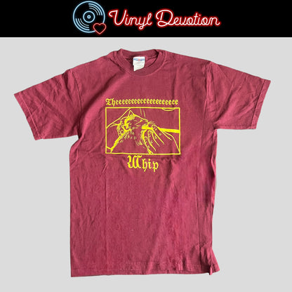 The Whip Band Vintage Maroon T-Shirt Size M Big Business Karp