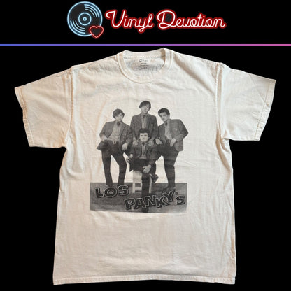 Los Panky's Band White T-Shirt Size L
