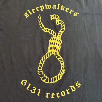 Sleepwalkers Hardcore Band Navy Blue T-Shirt Size L 6131 Records
