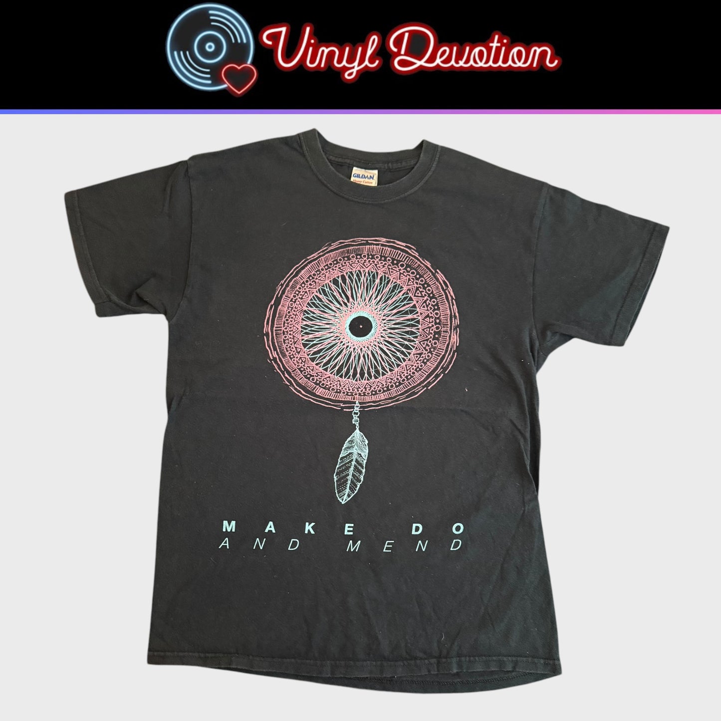 Make Do And Mend Band Dream Catcher T-Shirt Size M
