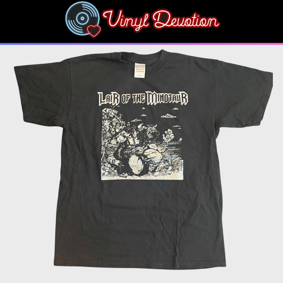 Lair Of The Minotaur Band Self Titled Vintage T-Shirt Size M 