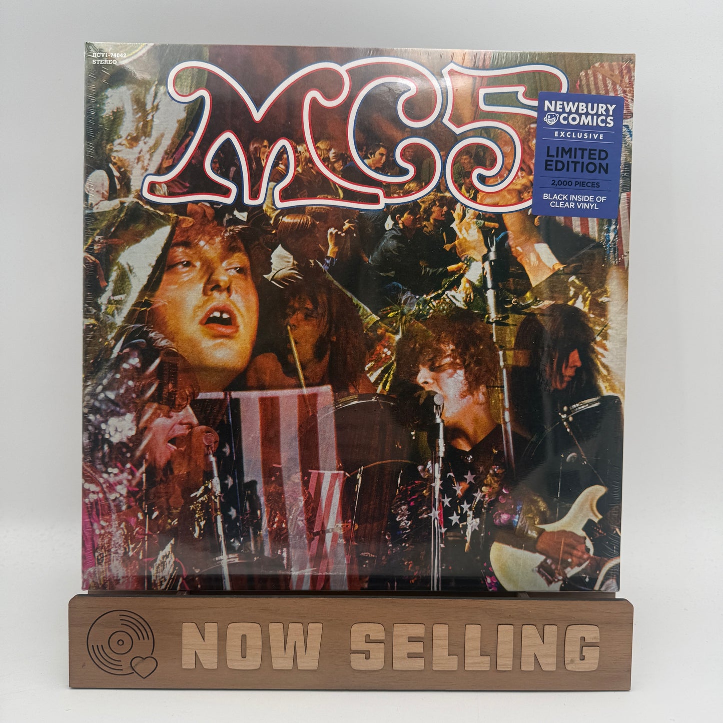 MC5 - Kick Out The Jams Vinyl LP Reissue Uncensored Black Inside Clear SEALED