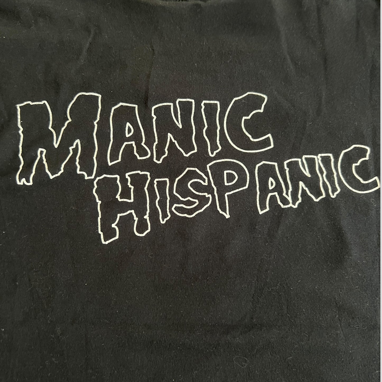 Manic Hispanic Band T-Shirt Size L Chicano Punk Adolescents