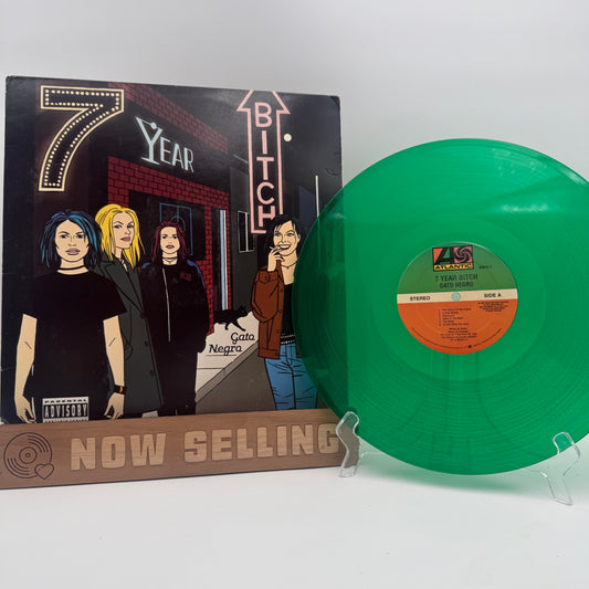 7 Year Bitch – Gato Negro Green Clear Original First Press Vinyl LP [PLEASE READ]
