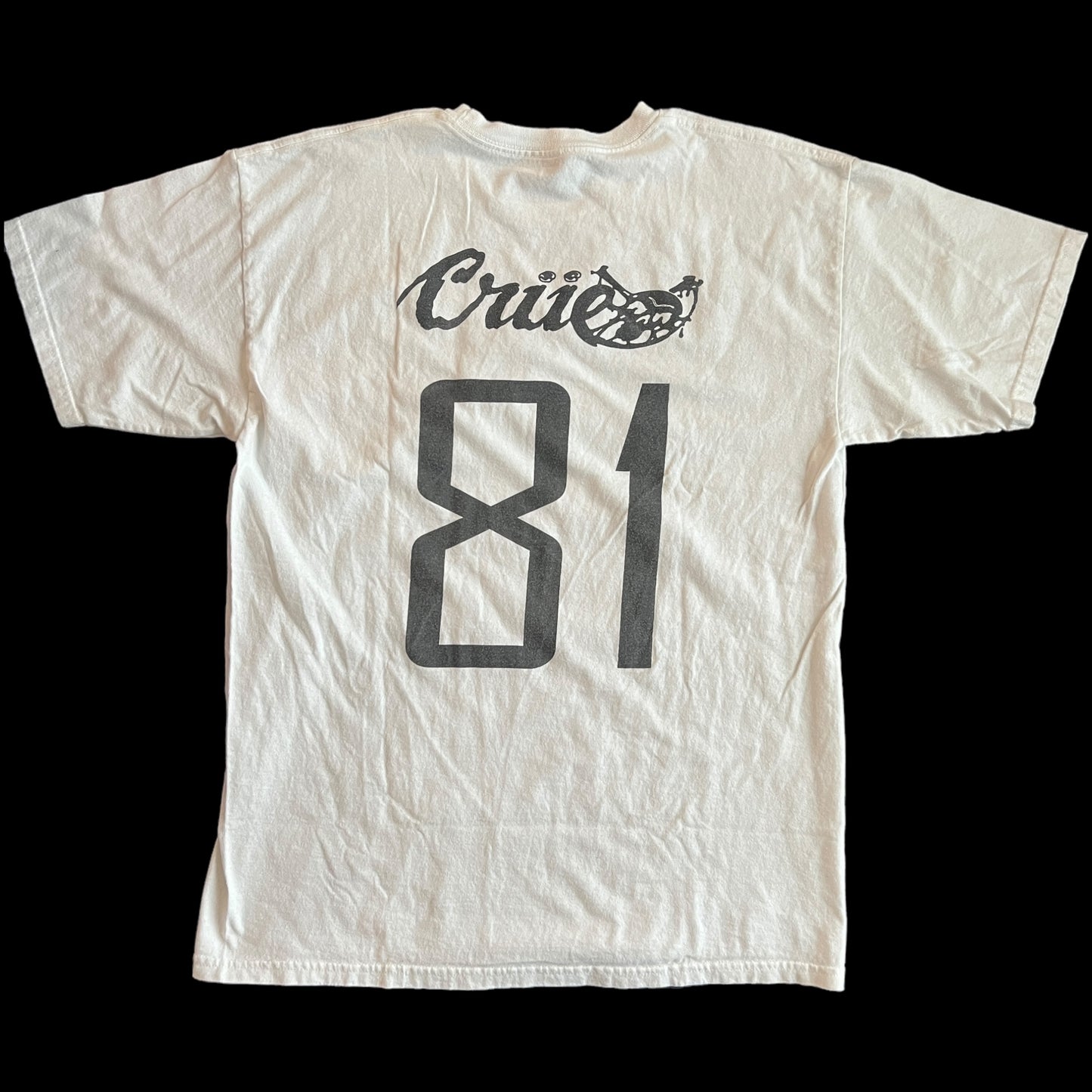 Motley Crue Band Final Tour White T-Shirt Size L