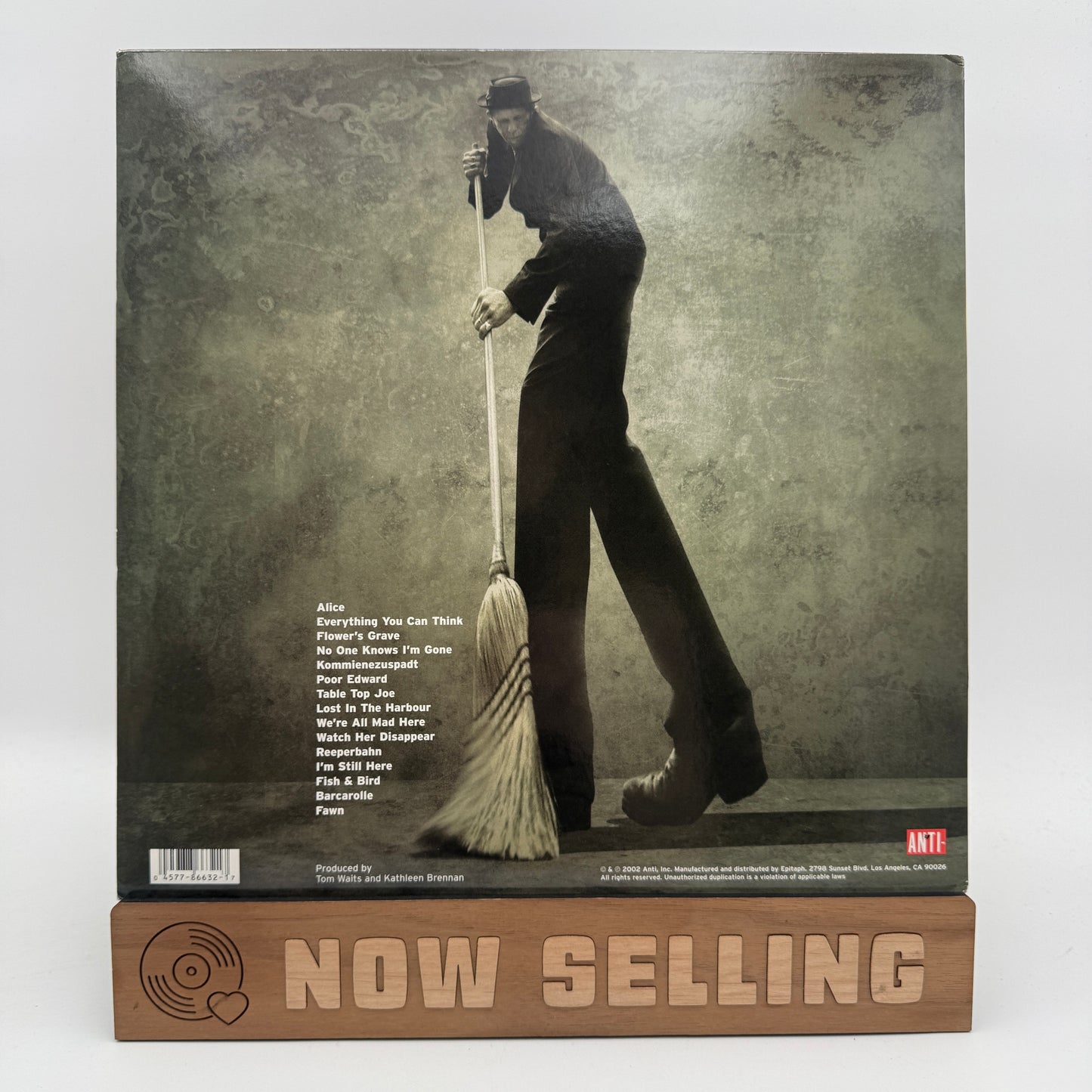 Tom Waits - Alice Vinyl LP Original 1st Press