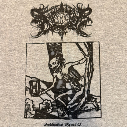 Xasthur Band Subliminal Genocide Vintage Gray T-Shirt Size M