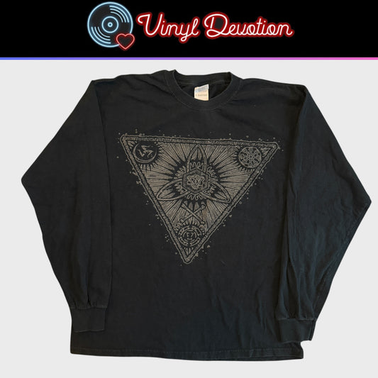 Pyramids Band Self Titled Vintage Long Sleeve T-Shirt Size L Split Cranium RX Bandits Mamiffer
