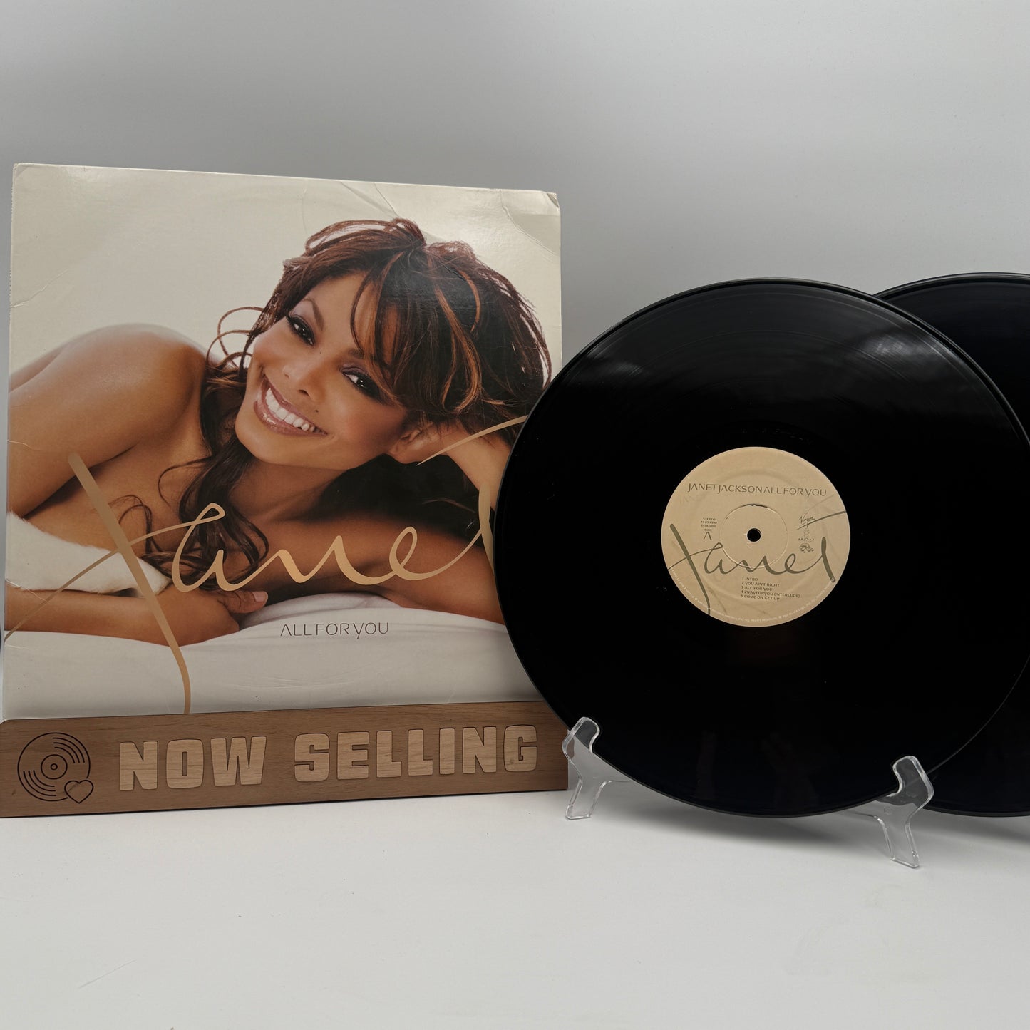 Janet Jackson - All For You Vinyl LP Original 1st Press VG+/VG
