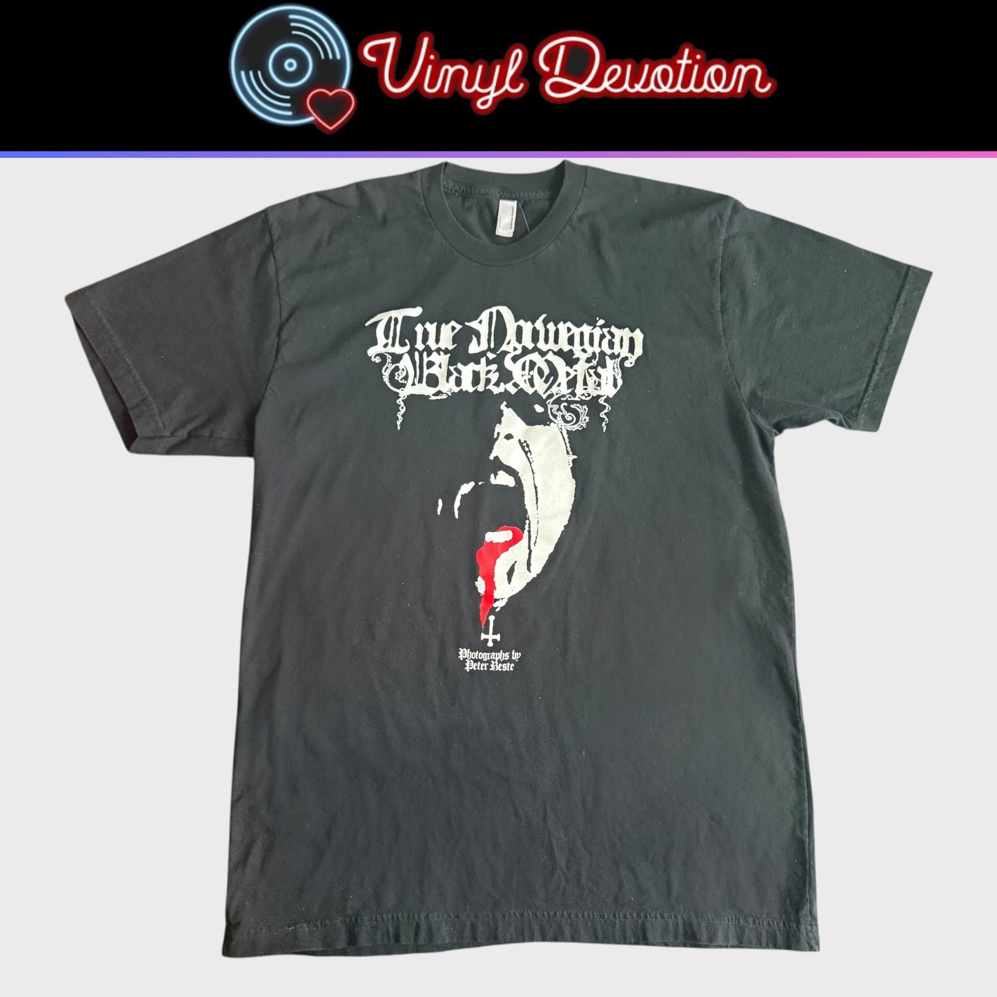 True Norwegian Black Metal Documentary T-Shirt Size L Darkthrone Peter Beste Gorgoroth